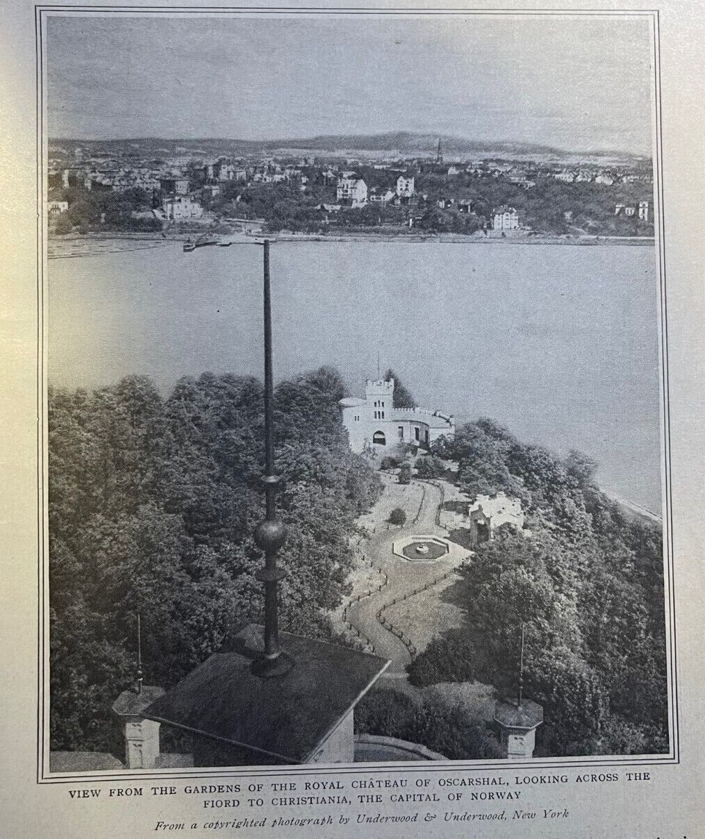 1915 Scandanavia Norway Sweden Denmark Stockholm Upsala Bergen Copenhagen