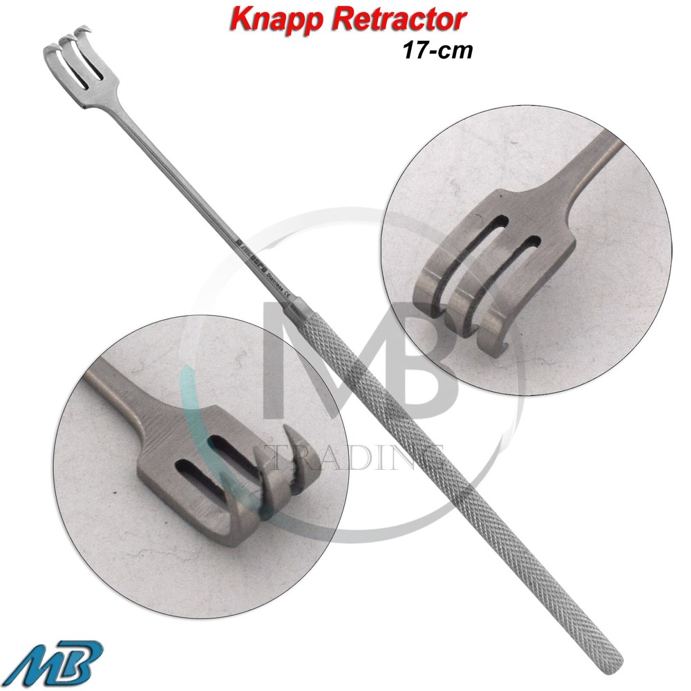 Surgical Knapp Retractor Three Prong Hook Shape Ophthalmic Surgery Instruments
