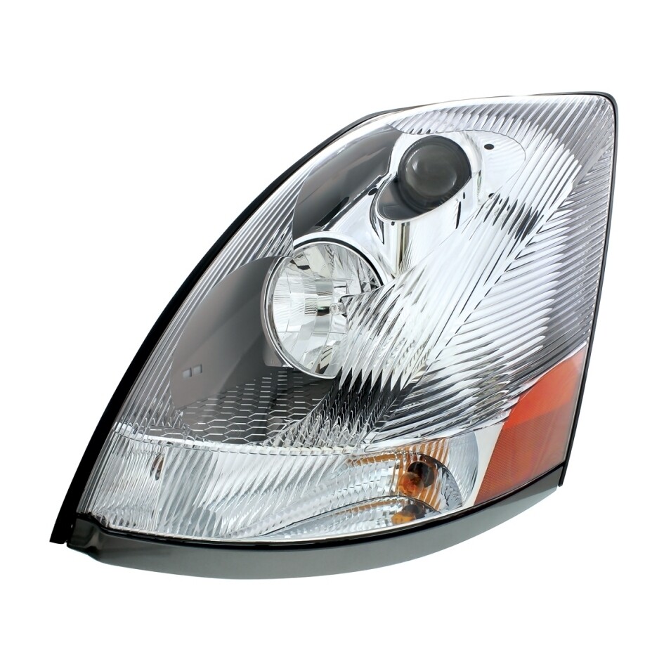 Headlight for 2004+ Volvo VN/VNL - Chrome - Driver