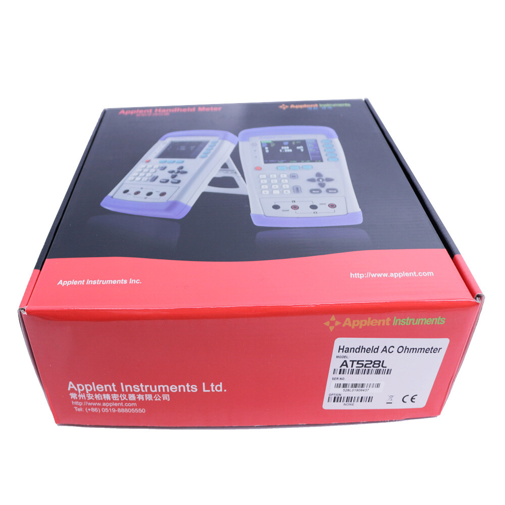 Handheld Micro Ohm Meter DC Voltage Battery Resistance Tester Data Hold Function