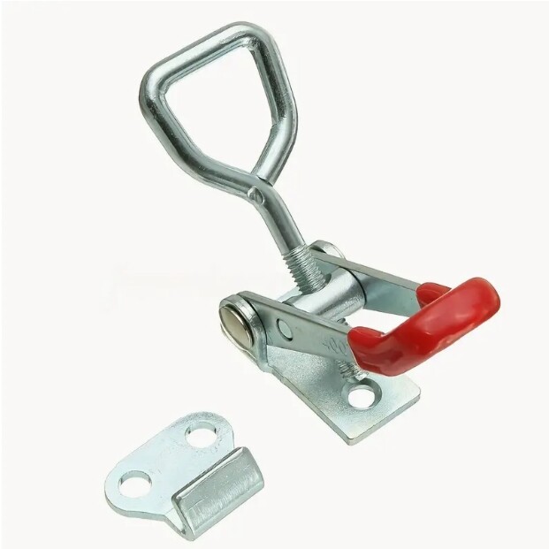 4Pcs Heavy Duty Steel Toggle Latch Catches Adjustable Lock Clamp For Boxes Case