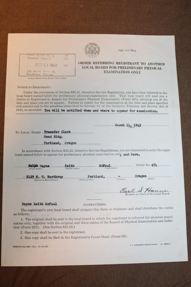 Original WW2 U.S. Navy Sailor's Named Document Lot