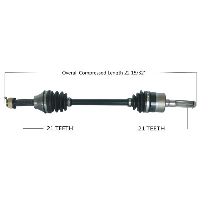 Tytaneum 813-0038 Oe Replacement Cv Axle Can-Am Front Right