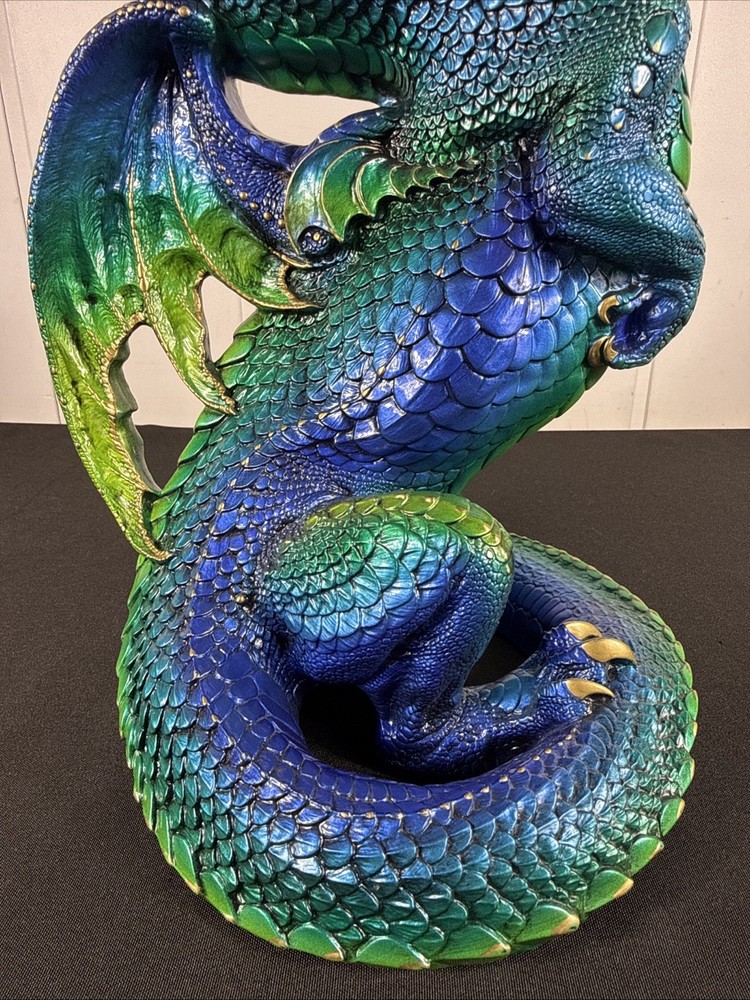 Windstone Editions Emperor Dragon Emerald Peacock
