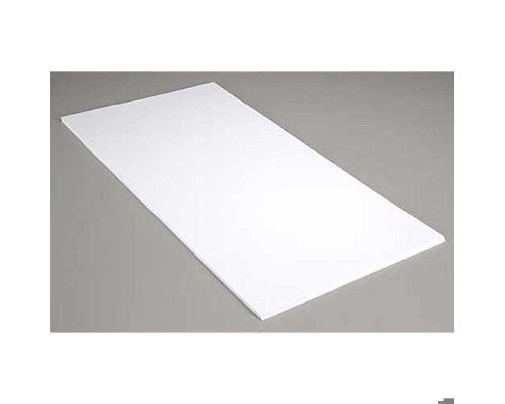 Evergreen Scale Models Polystyrene Plain White Sheets (8) (12x24x0.03")