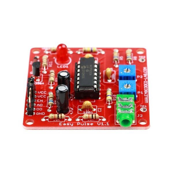 Easy Pulse sensor compatible with Arduino, RPi, and other DIY electronics