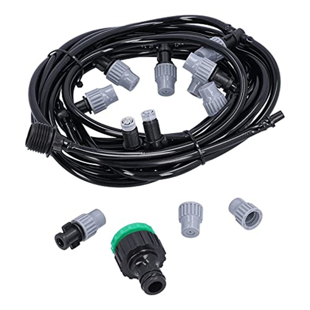 10m Misting Irrigation Hose Kit for Efficient Plant Watering Solutions