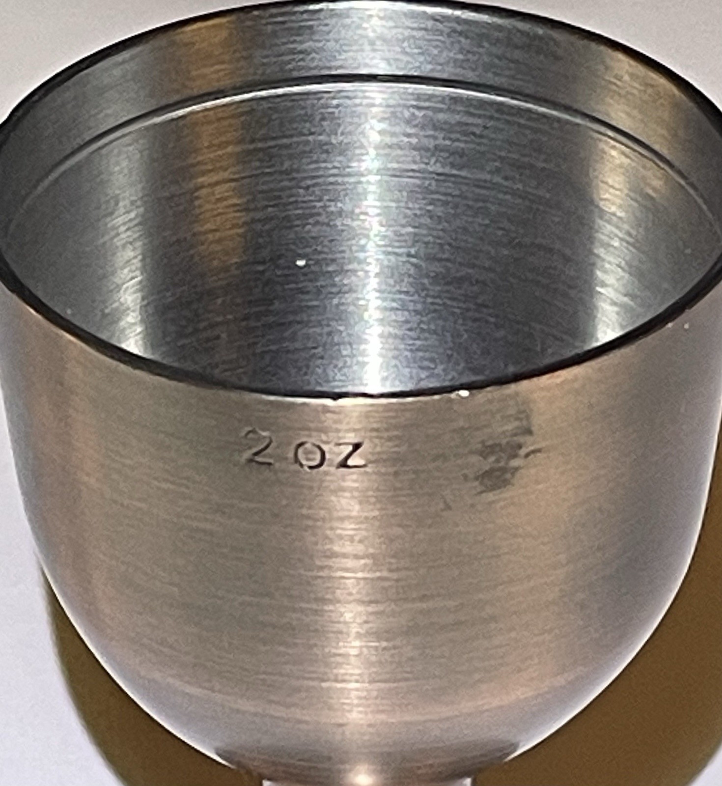 BARFLY Straight Rim Bell Jigger 1oz/2oz M37006ACP Stainless Steel Copper Plating