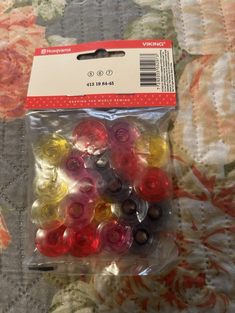 Viking /Husqvarna Rainbow Bobbins 20 Pack