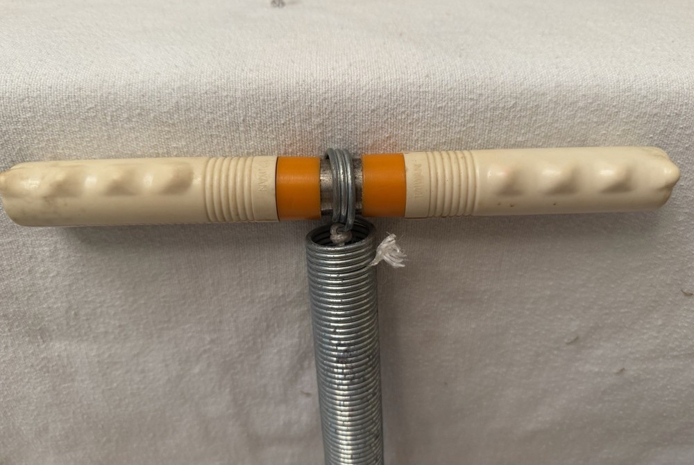 Vintage 1980's Pull-Up Exerciser Spring Action Rowing Row Ab