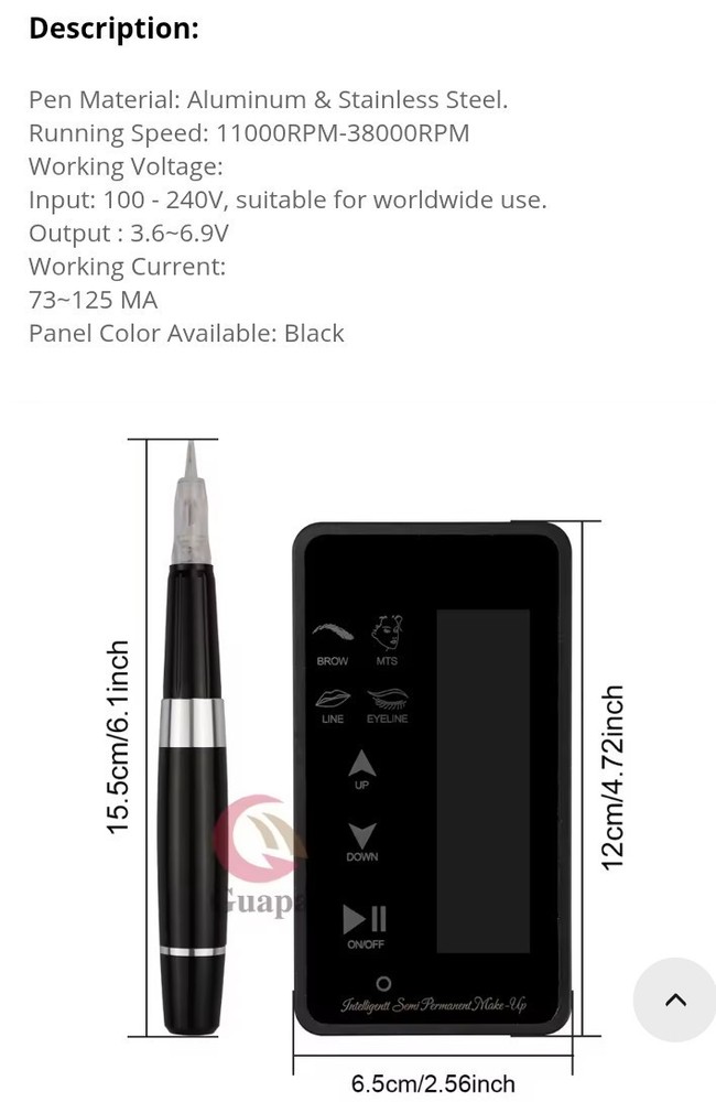 Micro Touch Pro Professional Permanent Makeup Device