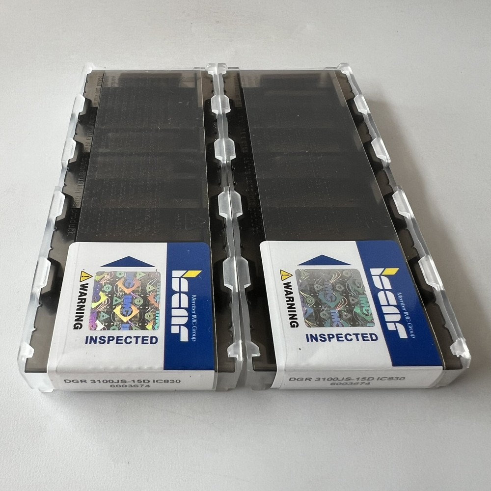 ISCAR / DGR3100JS-15D IC830 / Industrial indexable carbide inserts 10 Pcs