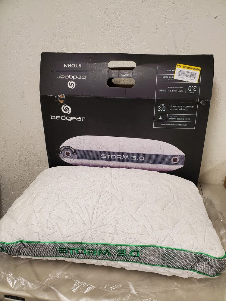 bedgear Storm Performance Pillow Size 3.0 Medium Support Cooling Pillow