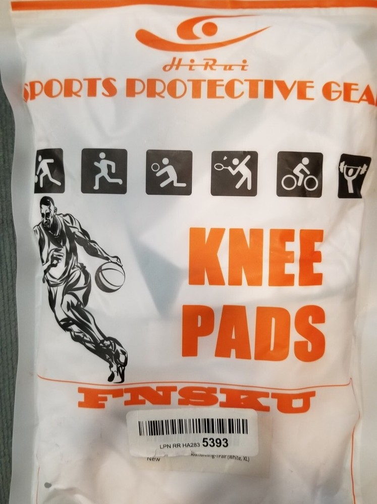 XL White HiRui Knee Pads