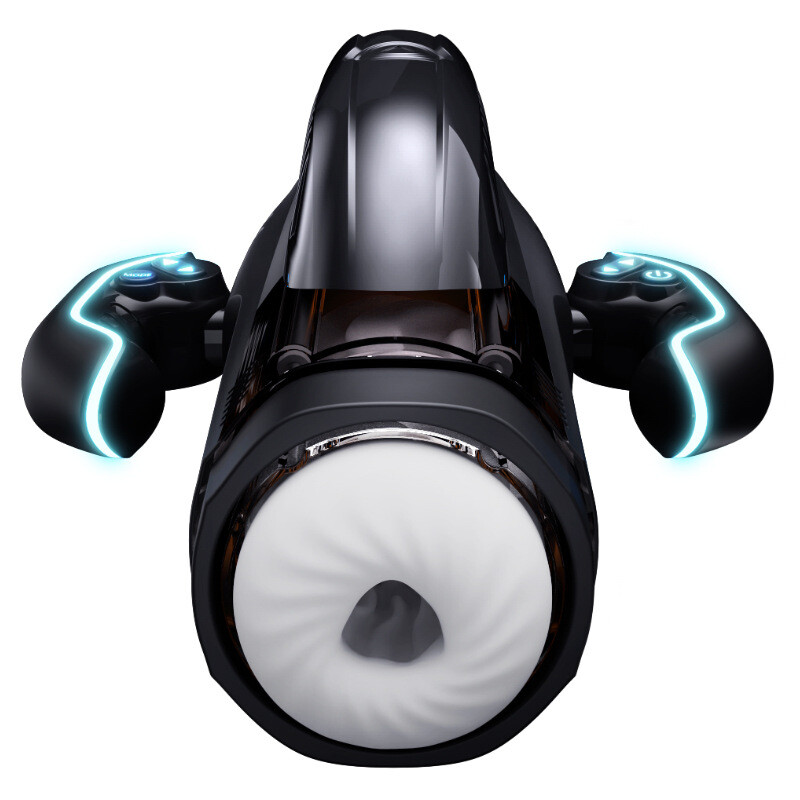 Automatic Handsfree Male Masturbaters Telescopic Thrusting Cup Stroker Lubricant