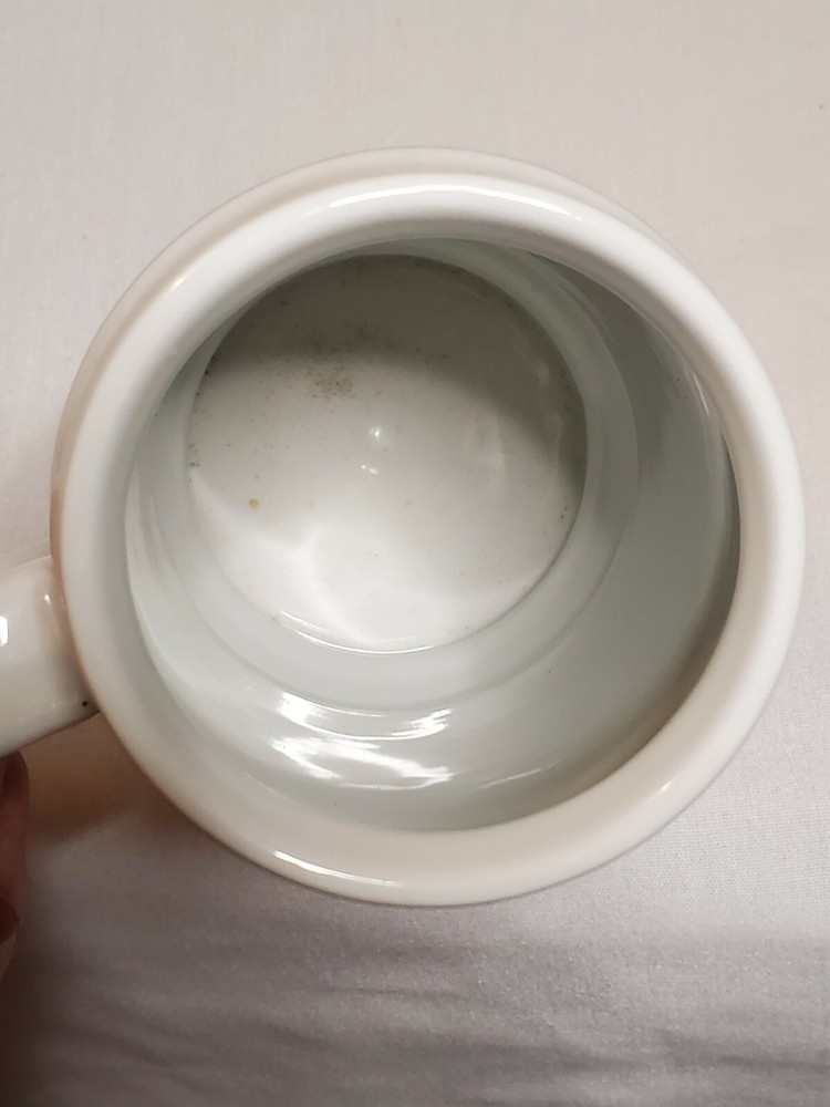 US ARMY Beer Stein Large Stoneware Mug 100th Area Support Graphic EUC