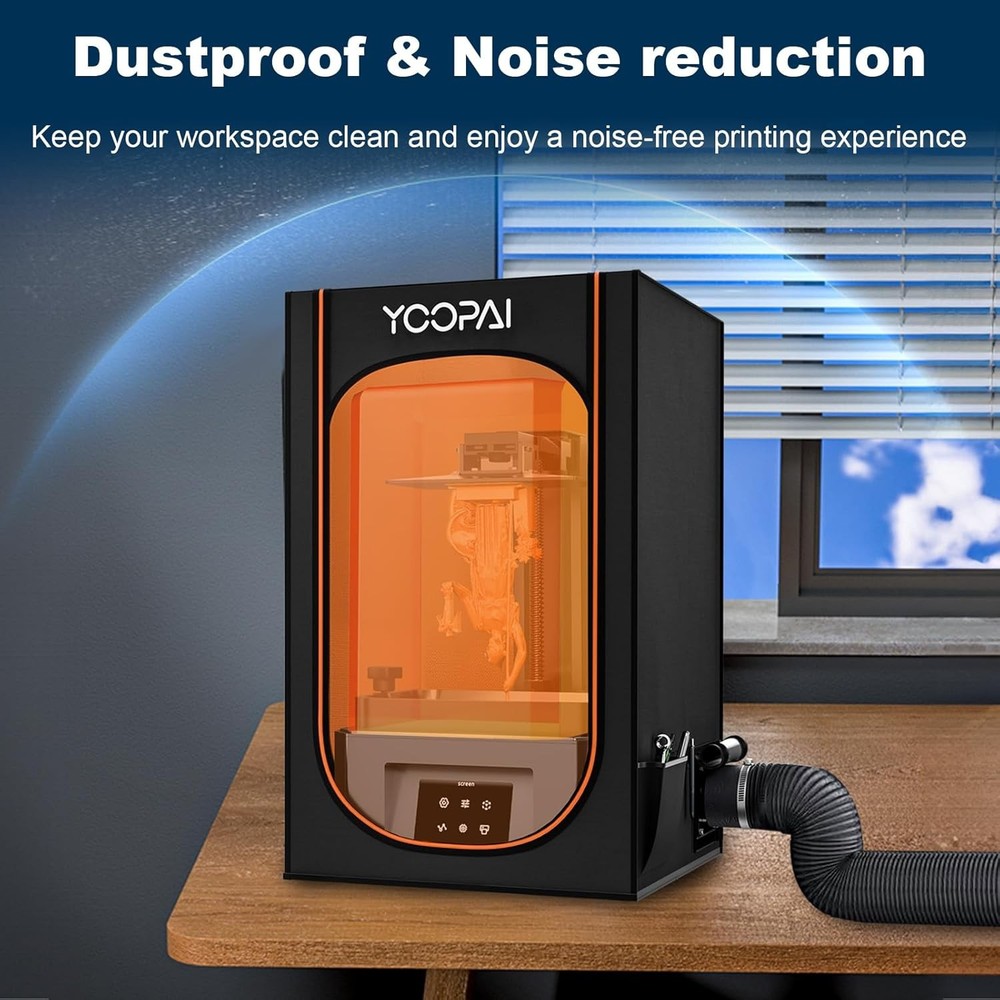 Multifunctional Resin 3D Printer Enclosure with Ventilation Filter, High Quality