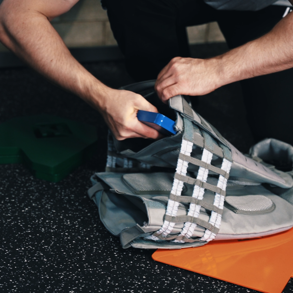 F&F STEEL Weighted Vests - Steel Vest Plates - Rucking, Running, and Crossfit