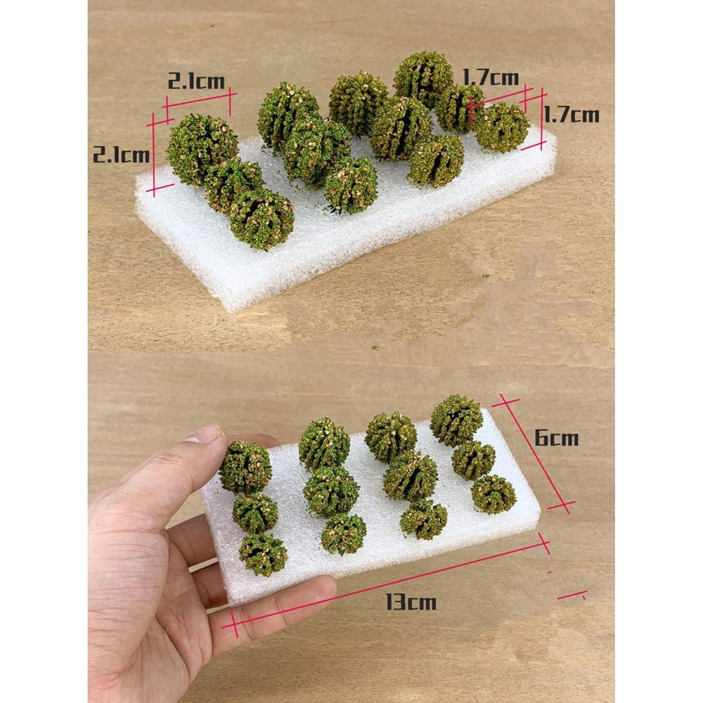 12Pack Architecture Simulation Trees Model for 1:35/1:48/1:72/1:87 Scenery Scale