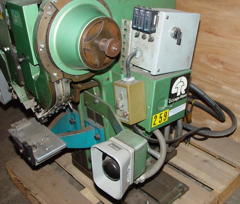 Chicago dual head pneumatic river machine