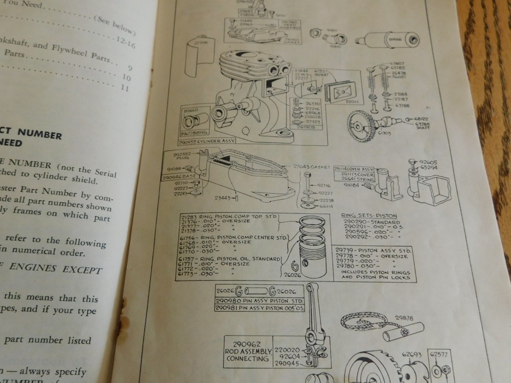 Vintage ECLIPSE ROCKET POWER MOWER Briggs & Stratton INSTRUCTIONS