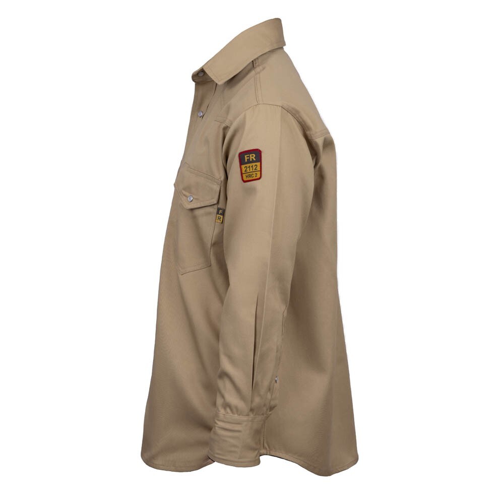 Flame Resistant FR Welding Shirt - Heavy Weight - 100% Cotton - 9 oz