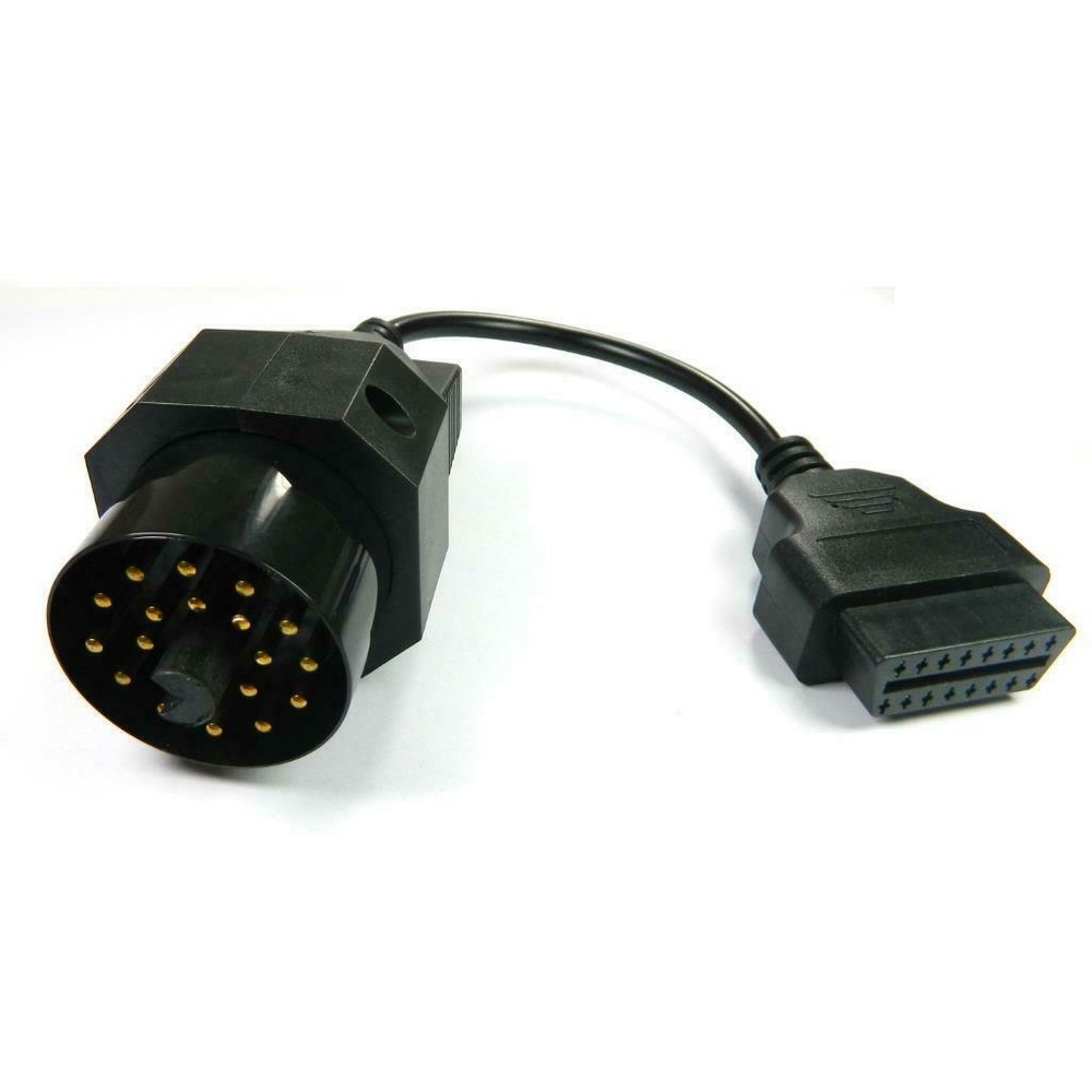 1x 20 Pin to 16 Pin OBD2 Adapter Connector Scanner Cable For BMW E36 E46 E38 E39