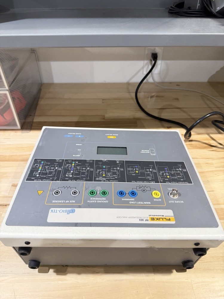 FLUKE BIOMEDICAL RF303 ELECTROSURGERY ANALYZER (TESTED) FREE SHIPPING