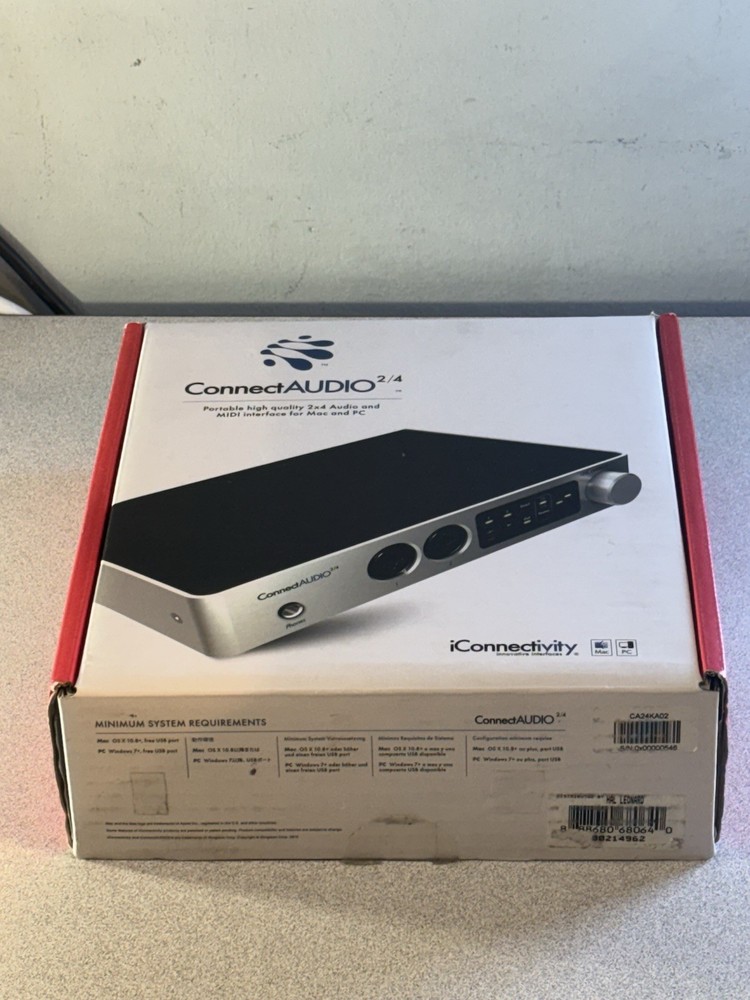iConnectivity iConnectAUDIO2/4 Audio Interface MIDI