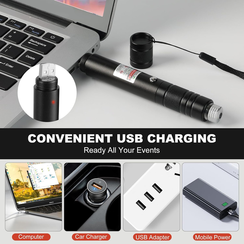 Long Range Red Laser Pointer, Laser Pointer High Power, Red Lazer Pointer Rechar