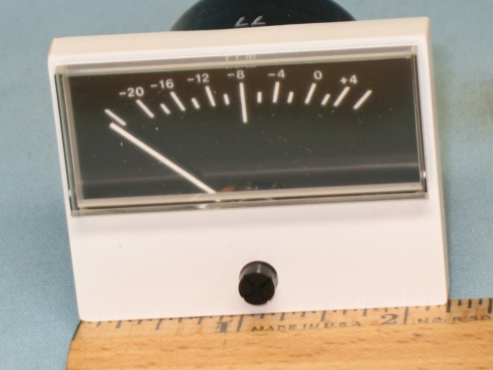 MODUTEC ~ MODEL # 00811151B ~ ANALOG PANEL METER ~ NOS