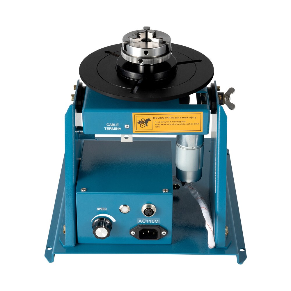 Rotary Welding Positioner With Adjustable Speed and Tiltable Table