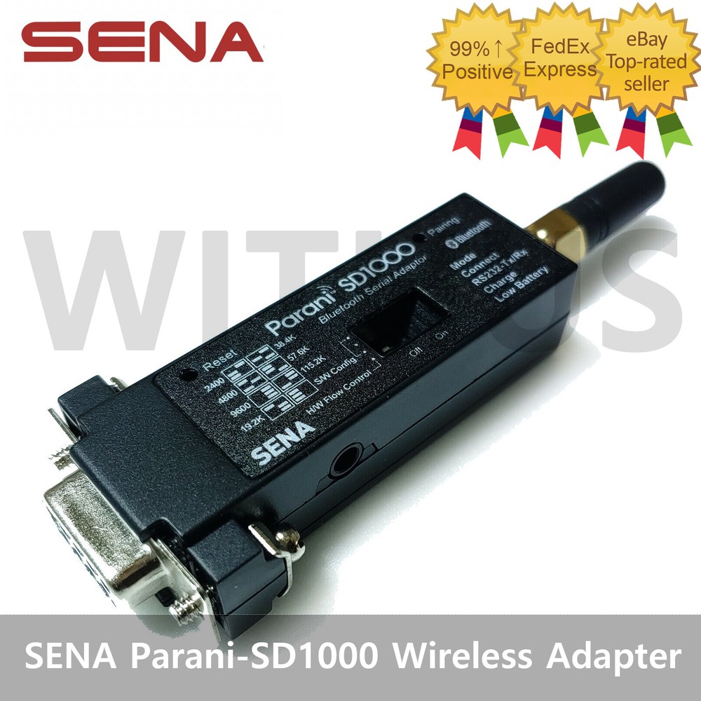 SENA Parani SD1000-00 Wireless Class1 Type Serial Adapter / 2-3 day Fedex=