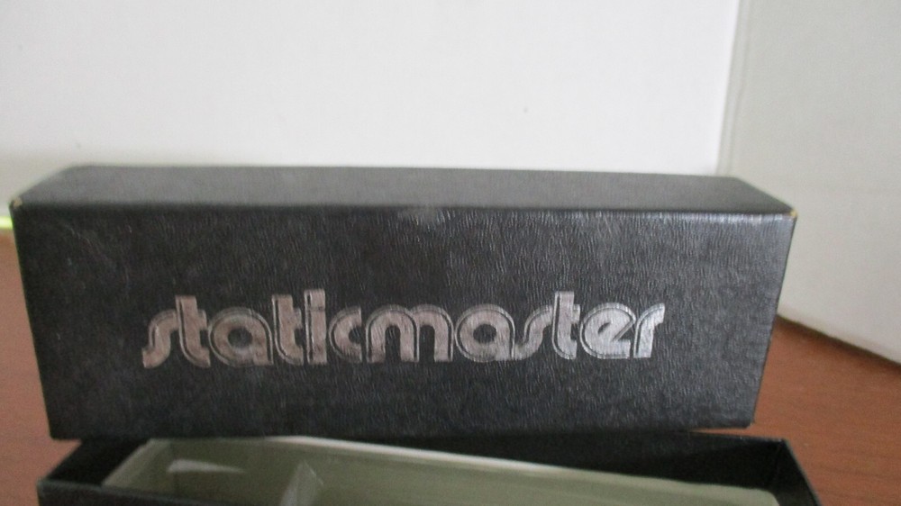 STATICMASTER Vintage Black BOX & Plastic INSERT ONLY