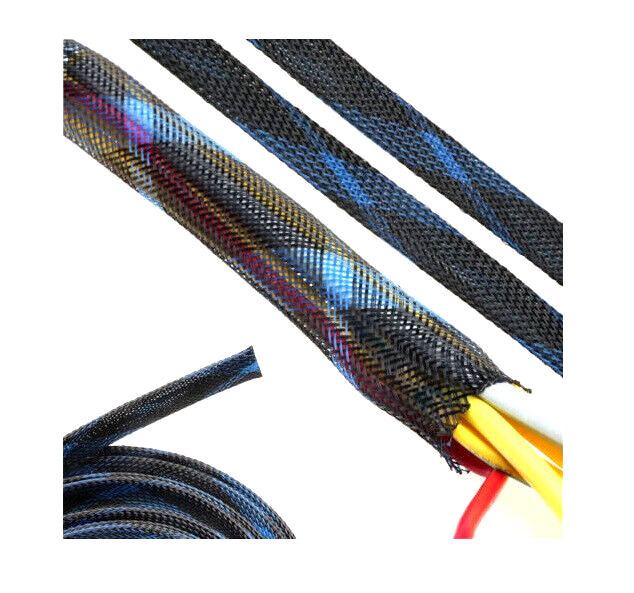 100 FT 1/8" Black Expandable Wire Cable Sleeving Sheathing Braided Loom Tubing