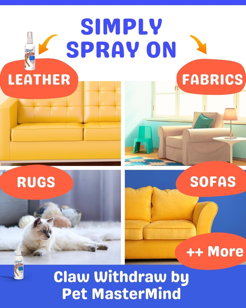 Claw Withdraw Cat Scratch Deterrent Spray