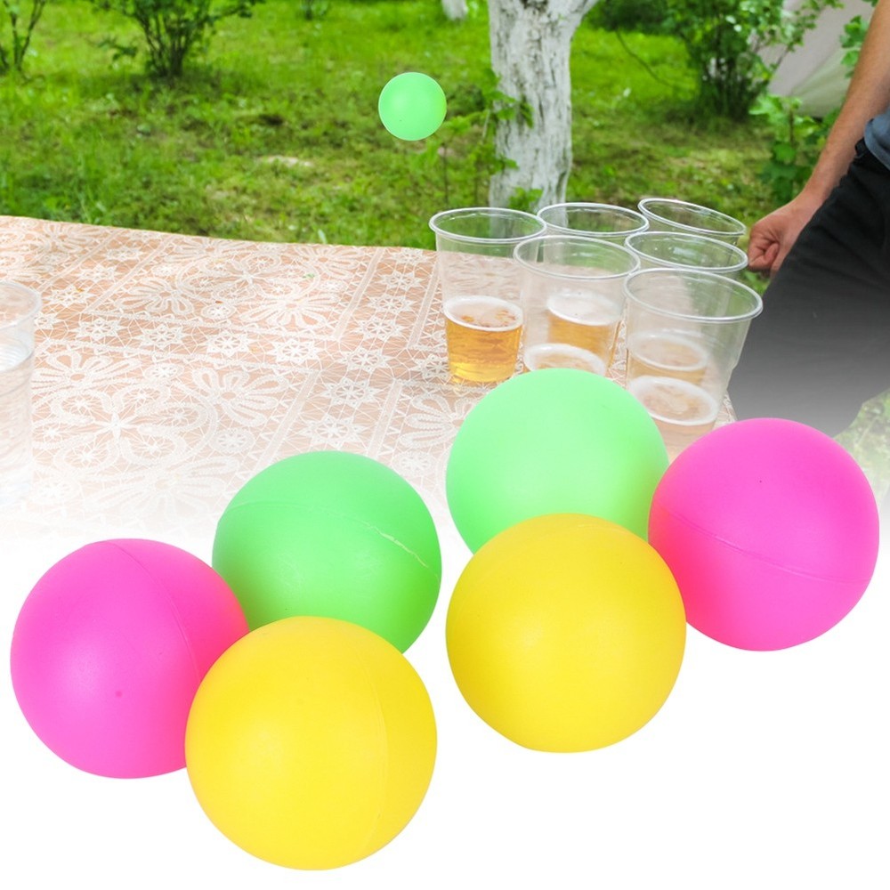 6Pcs/Set PVC Beach Ball Colorful Durable Beach Racket Accessory