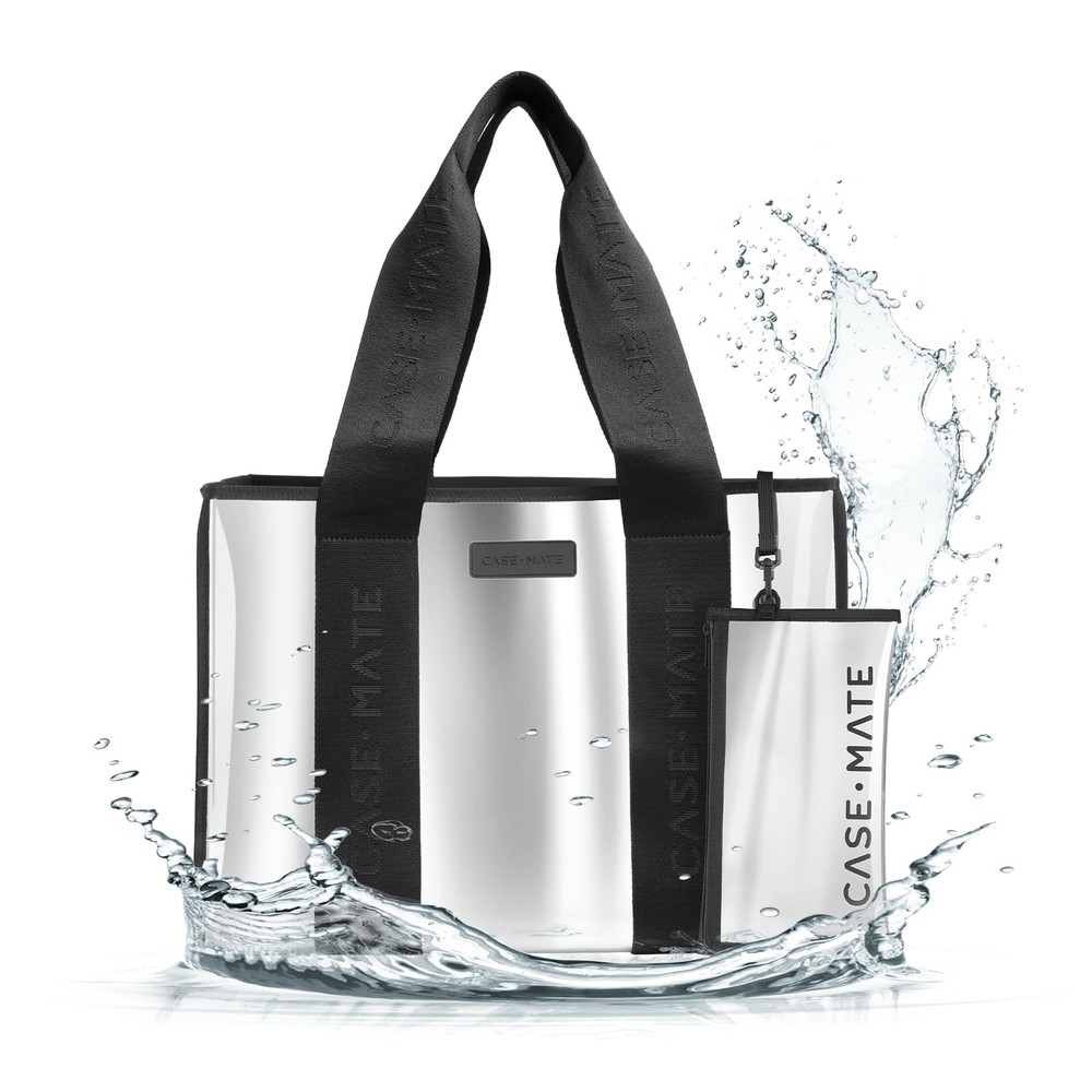 Case-Mate Jelly Tote Bag Silver Chrome
