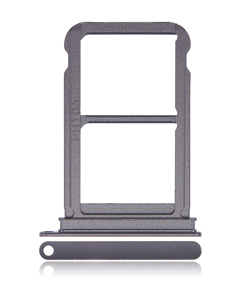 Replacement Dual Sim Card Tray Compatible For Huawei P20 (Black)