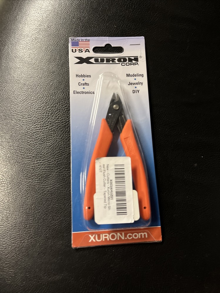 Xuron Oval Head Micro Shear Flush Cutter Pliers W Wire Retaining Clip