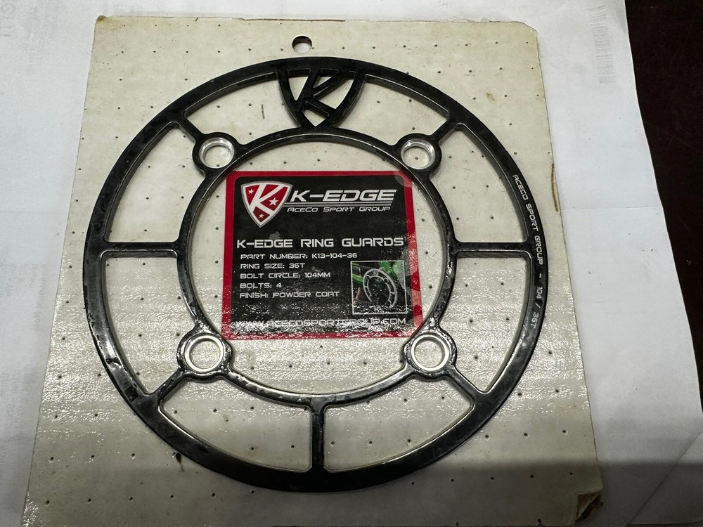 K-Edge Ring Guard 36T black
