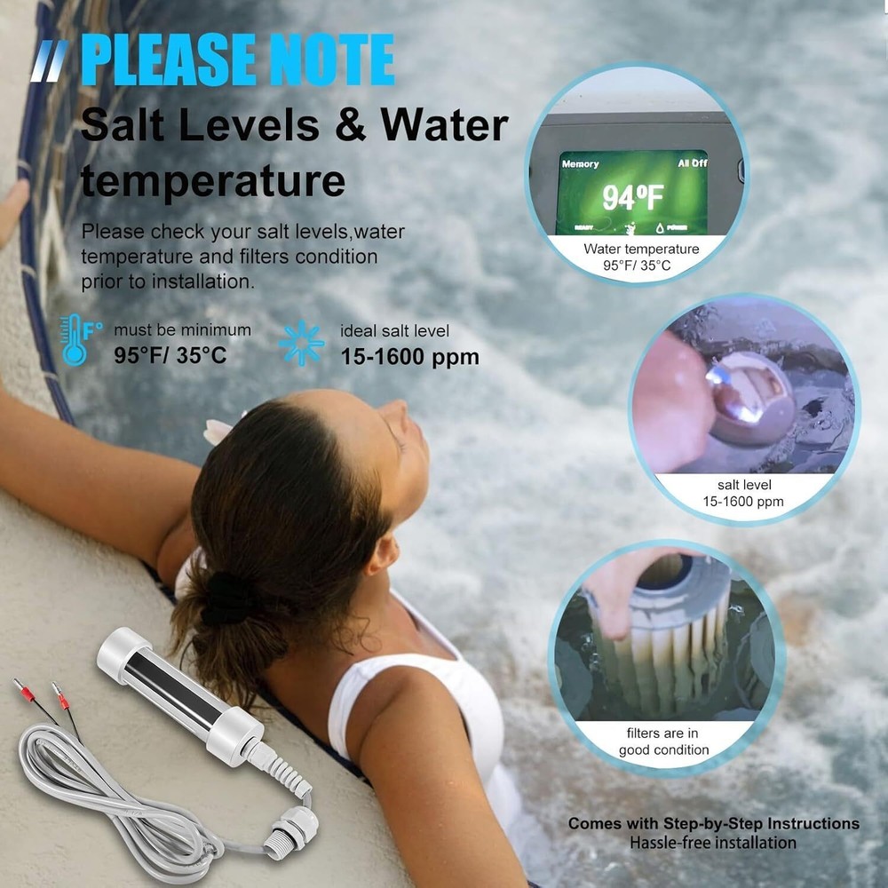 The Scepter Salt Cell Replacement For Hot Spring ACE SYSTEM P/N 76078