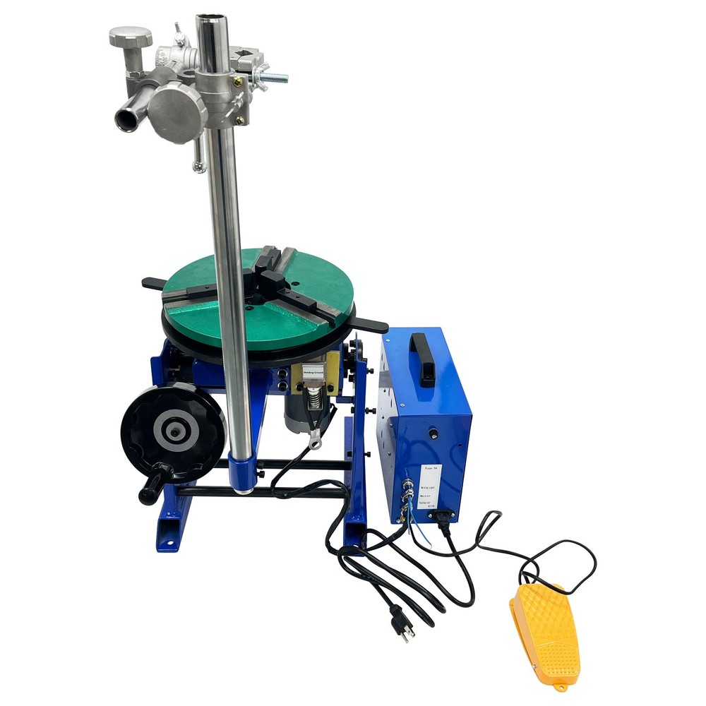Welding Positioner Drill Chuck + Bracket 90 Degree Girth Welding Rotatuing Table
