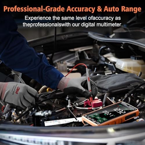 Pro Digital Multimeter, Digital Multimeter（5″ Backlit Color Touch Screen）
