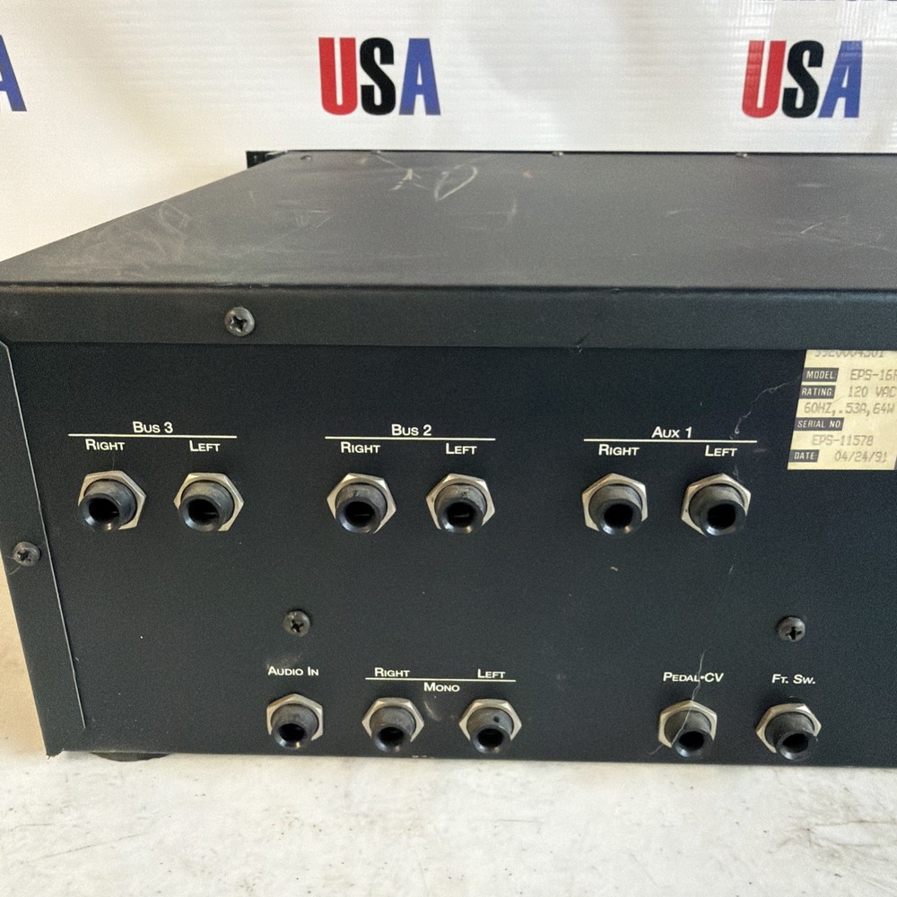 Ensoniq EPS16 PLUS Rack Sampler EX Memory /SCSI / 220volt