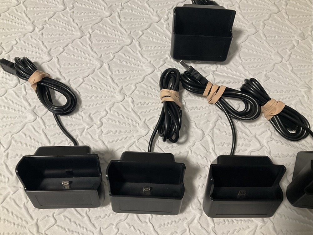 5 units - BBPOS Chipper Card Reader ACS20 Charging Dock Station *TESTED WORKING*