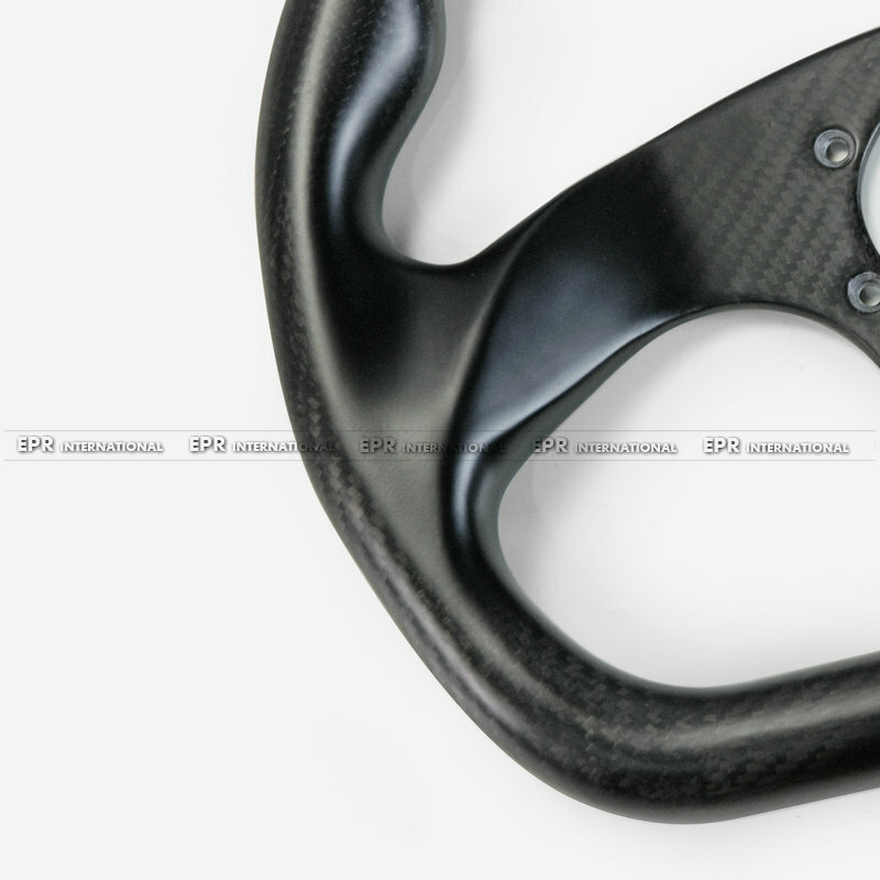 Flat Type Racing MATTE Dry Carbon For UNIVERSAL Steering Wheel Kit