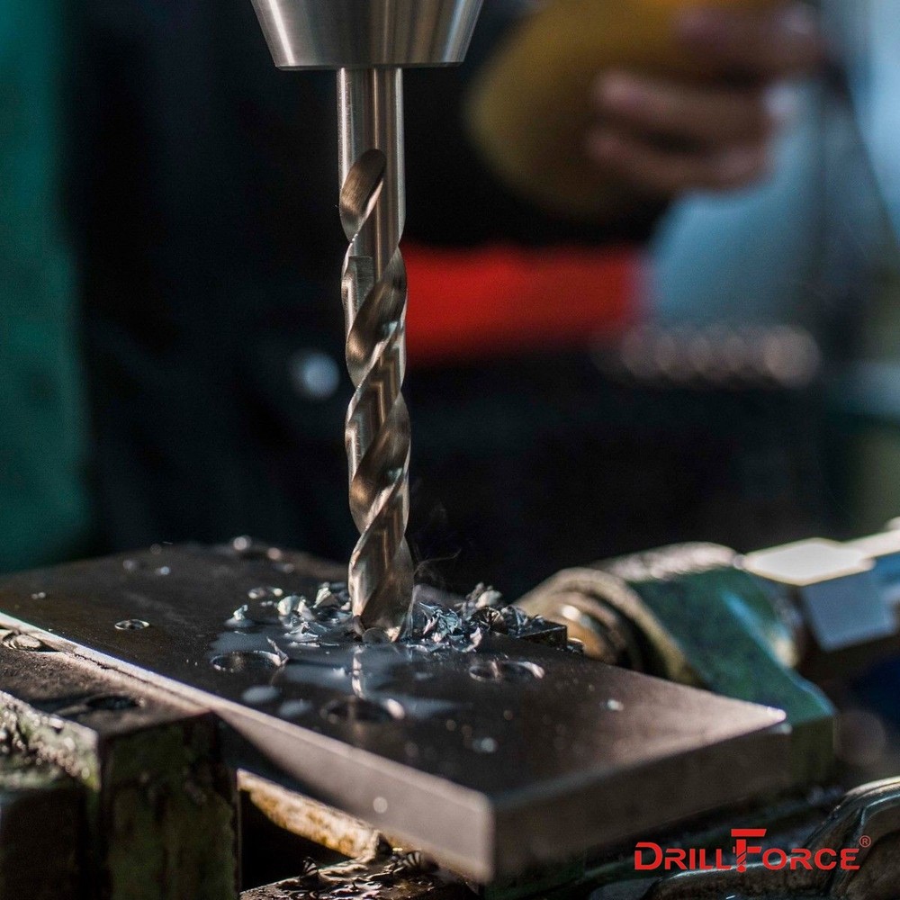 29PCS Cobalt Drill Bit Set HSSCO M35 Twist 1/16"-1/2" Multi-Bits 135 Split Point