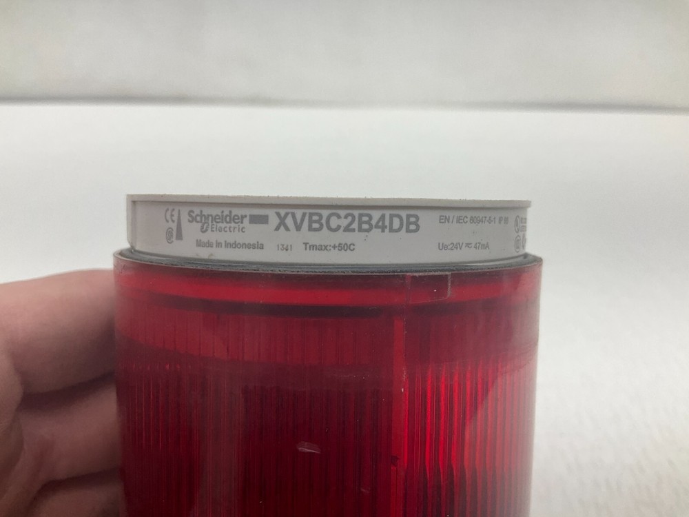 Schneider Electric XVBC2B4DB Red Stack Light Module 24 VDC (JK)