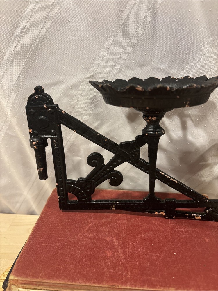 Antique Victorian Double Wall Cast Iron Sconce